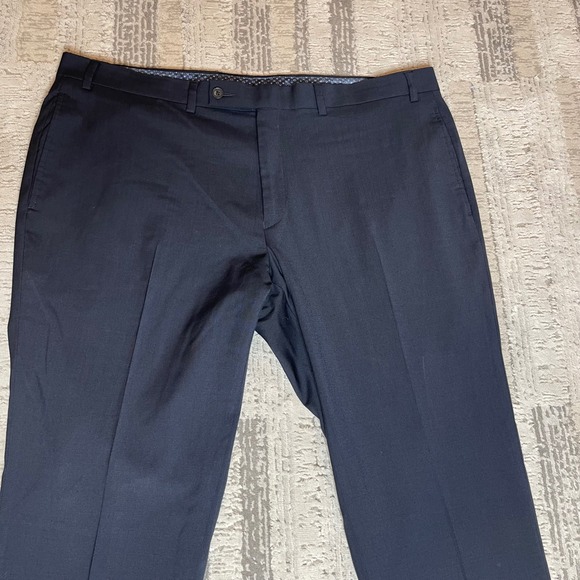 Lauren Ralph Lauren High Performance Wool Navy Blue Dress Pants 40W x 30L Mens - Picture 8 of 11